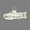 Paper Air Freshener Tag W/ Tab - Catfish